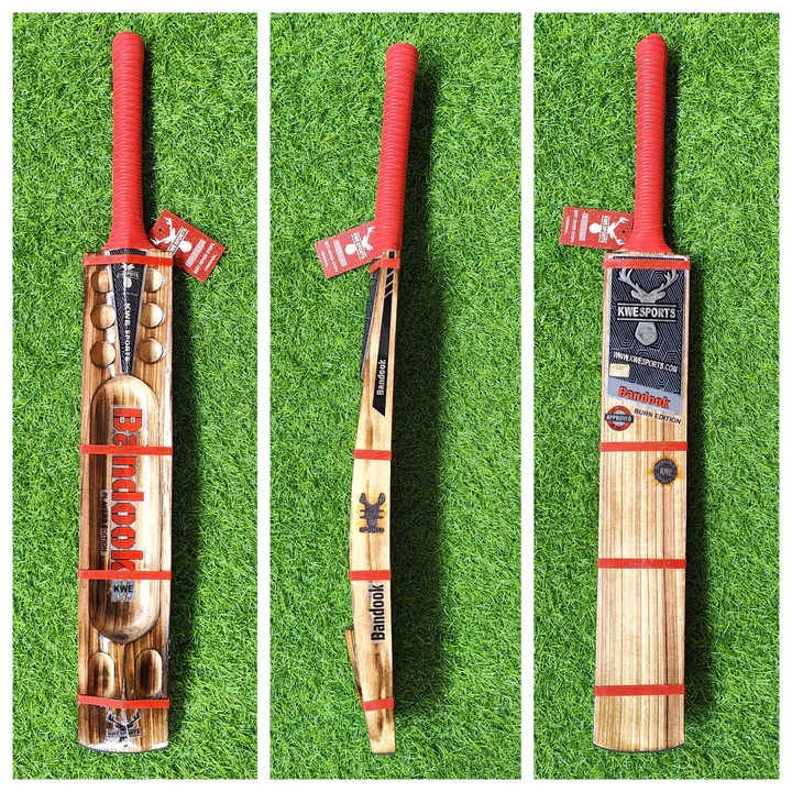 KWE Sports Bandook Burn Edition - Hard Tennis Bat - Diamond Cut