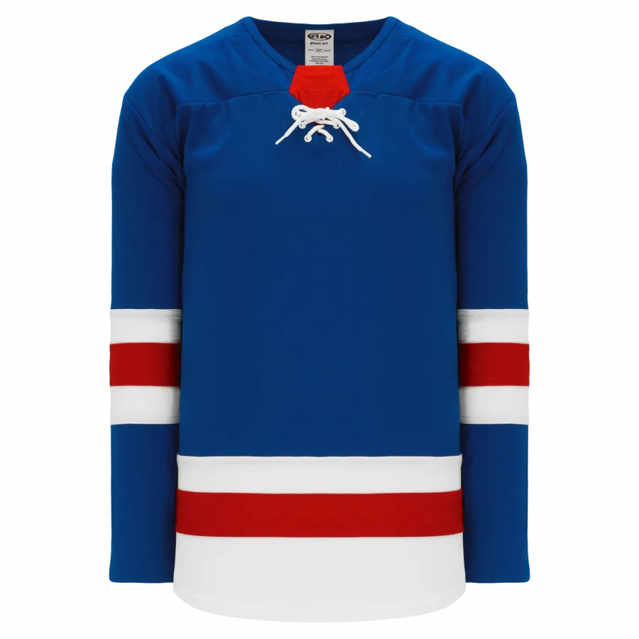 Hockey Jerseys Select - Athletic Knit H550B-NYR534B (Adult Small, No Printing)