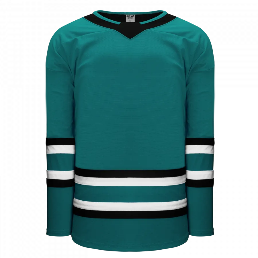 Hockey Jerseys Select - Athletic Knit H550B-SAN720B (Adult Small, No Printing)