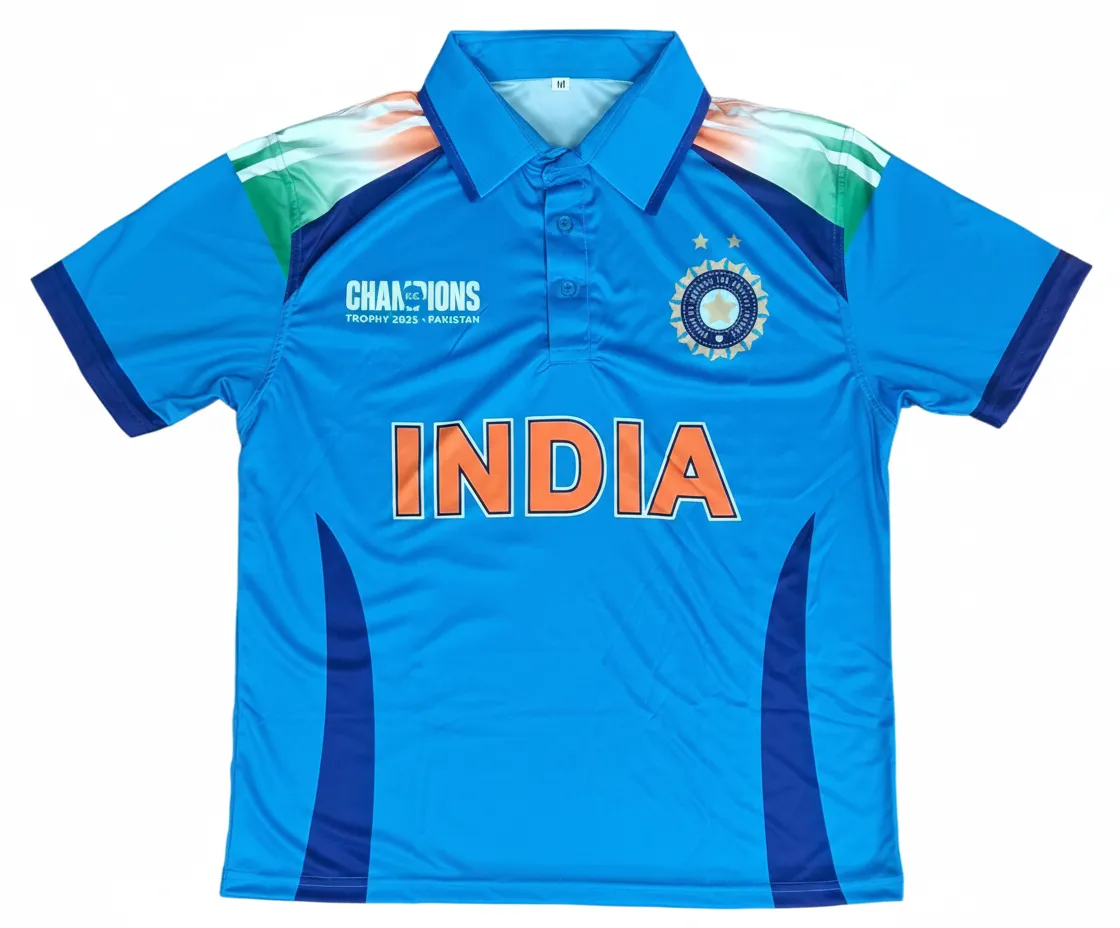 India Team Jersey (Champions Trophy 2025) (XS)