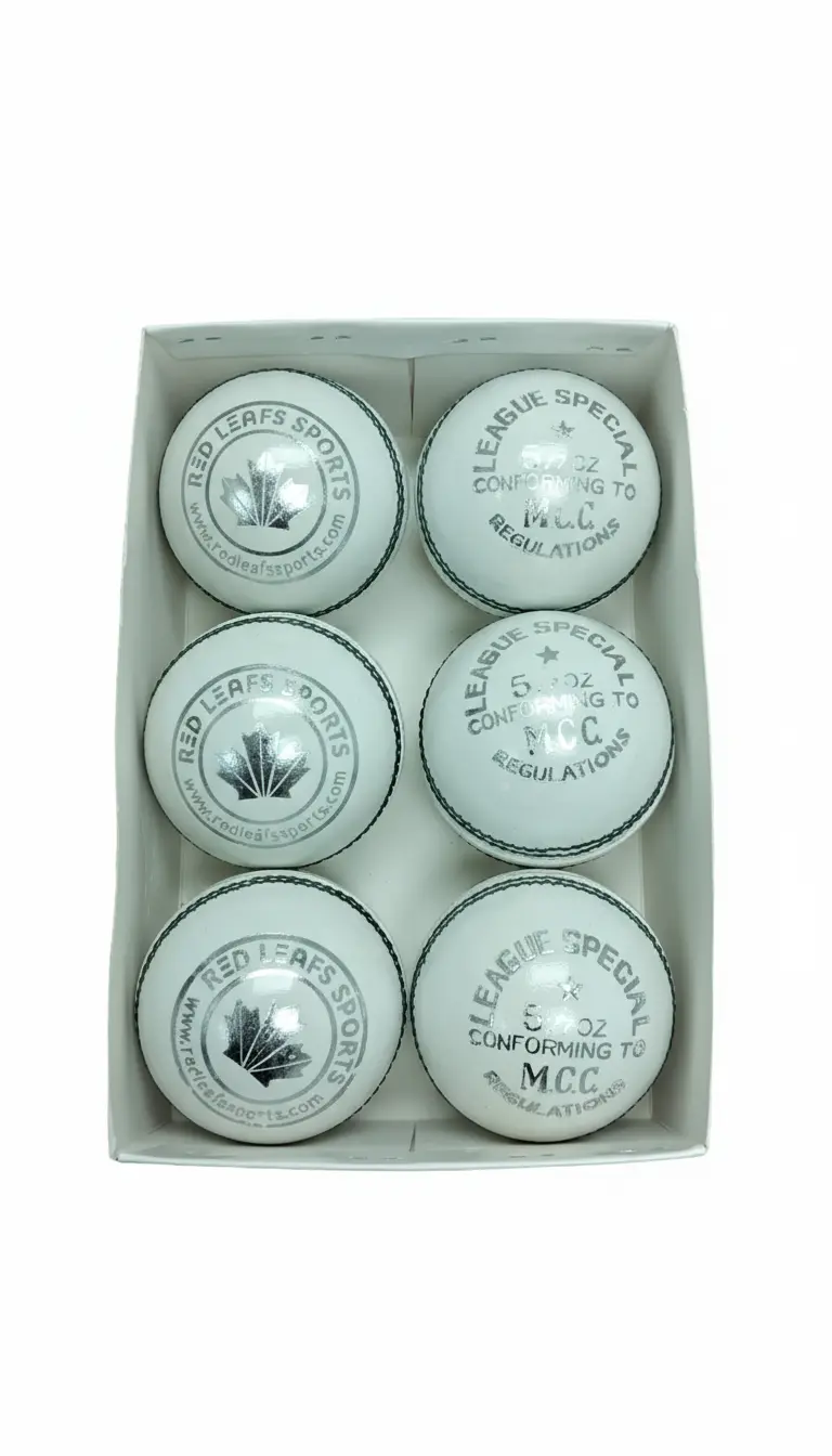 League Special Cricket Leather Ball (Red)