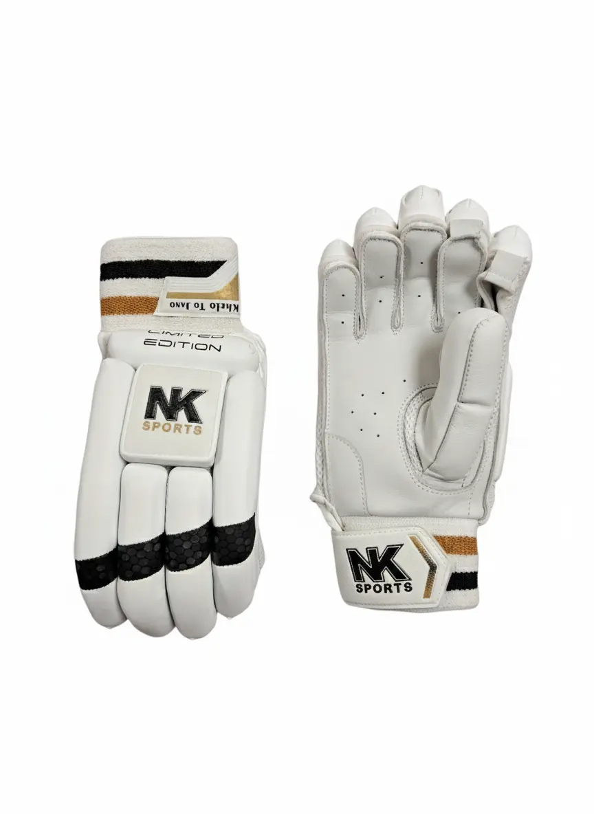 NK Batting Gloves - Limited Edition White Sausage