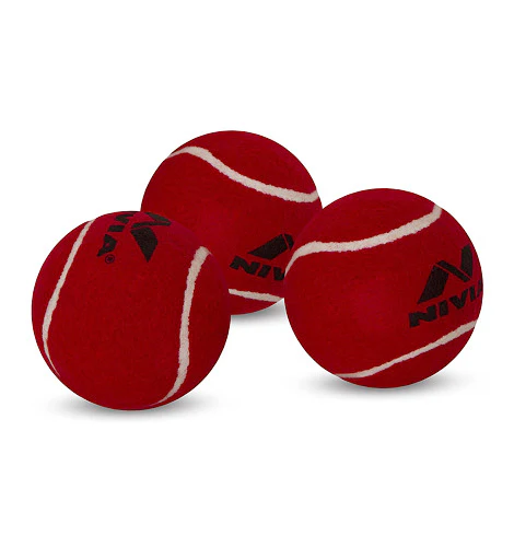 Nivia Tennis Ball (Red) - Pack of 12
