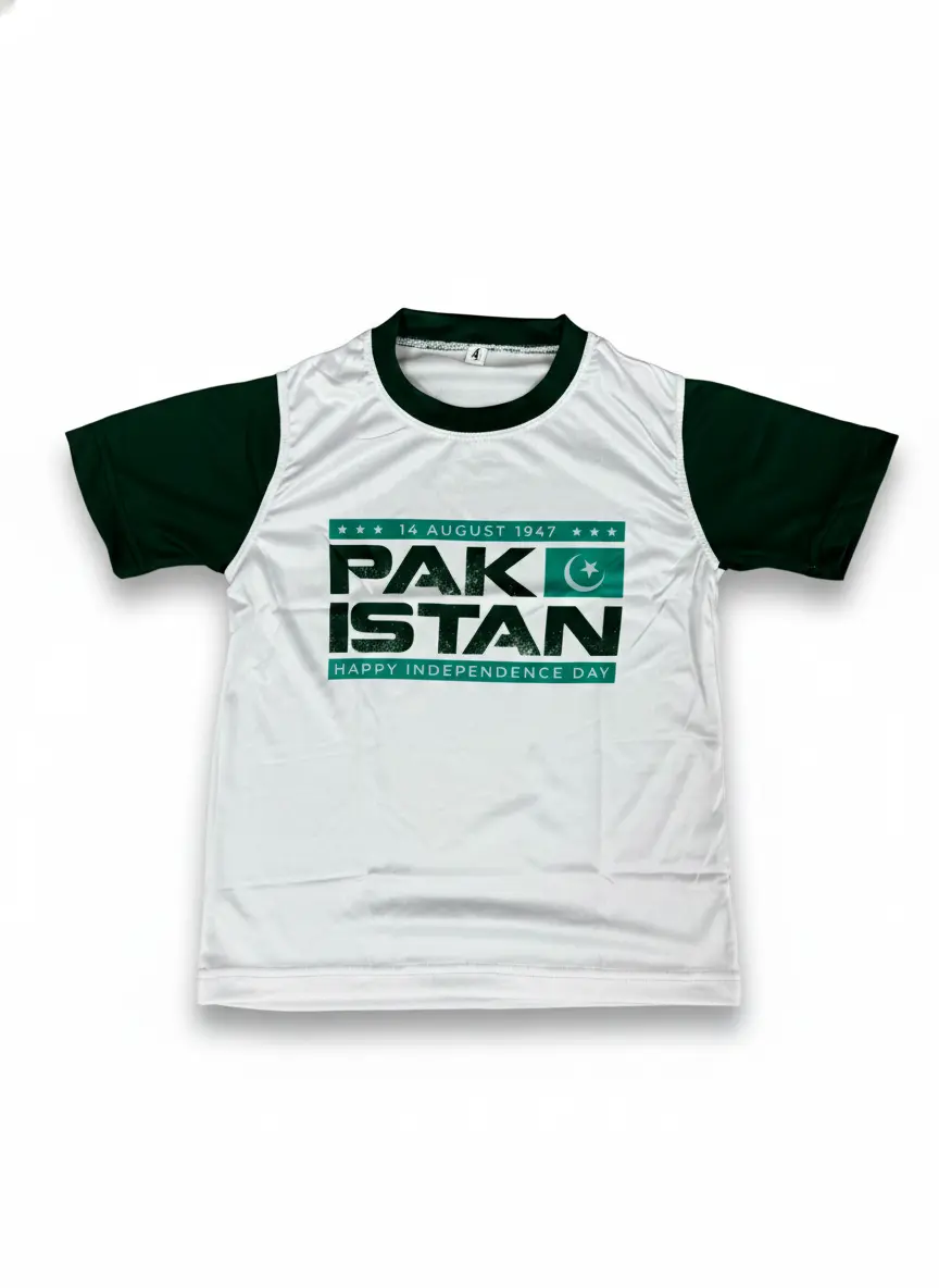 Pakistan Independence Jersey - IND003 (White) (XS)