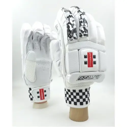 Gray Nicolls Batting Gloves - Camo Elite (WHITE) (Right Hand)