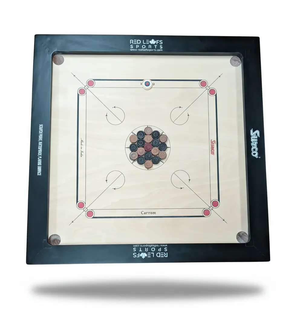 Surco Winit Speedo Carrom Board-35"X35"-Indian Birch-8mm