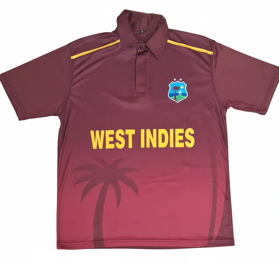 West Indies International Cricket - T20 ODI Replica  Jerseys (XS)