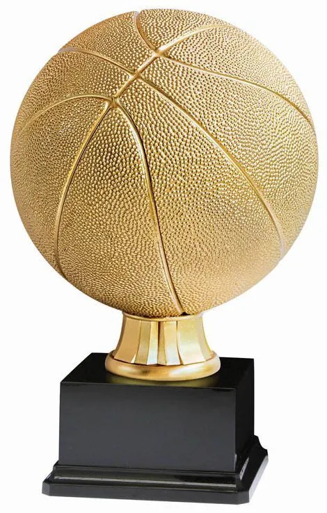 Cardinal Series Resin Basketball on Black Base -RBB3503 (Silver)
