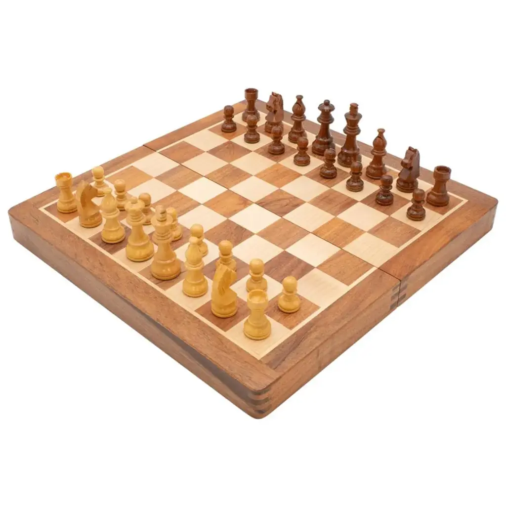 Surco Chess Set - 14 Inches -Wooden Folding