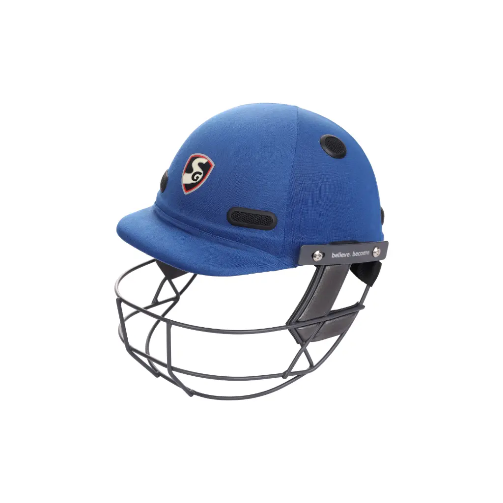 SG Acetech Blue Cricket Helmet 