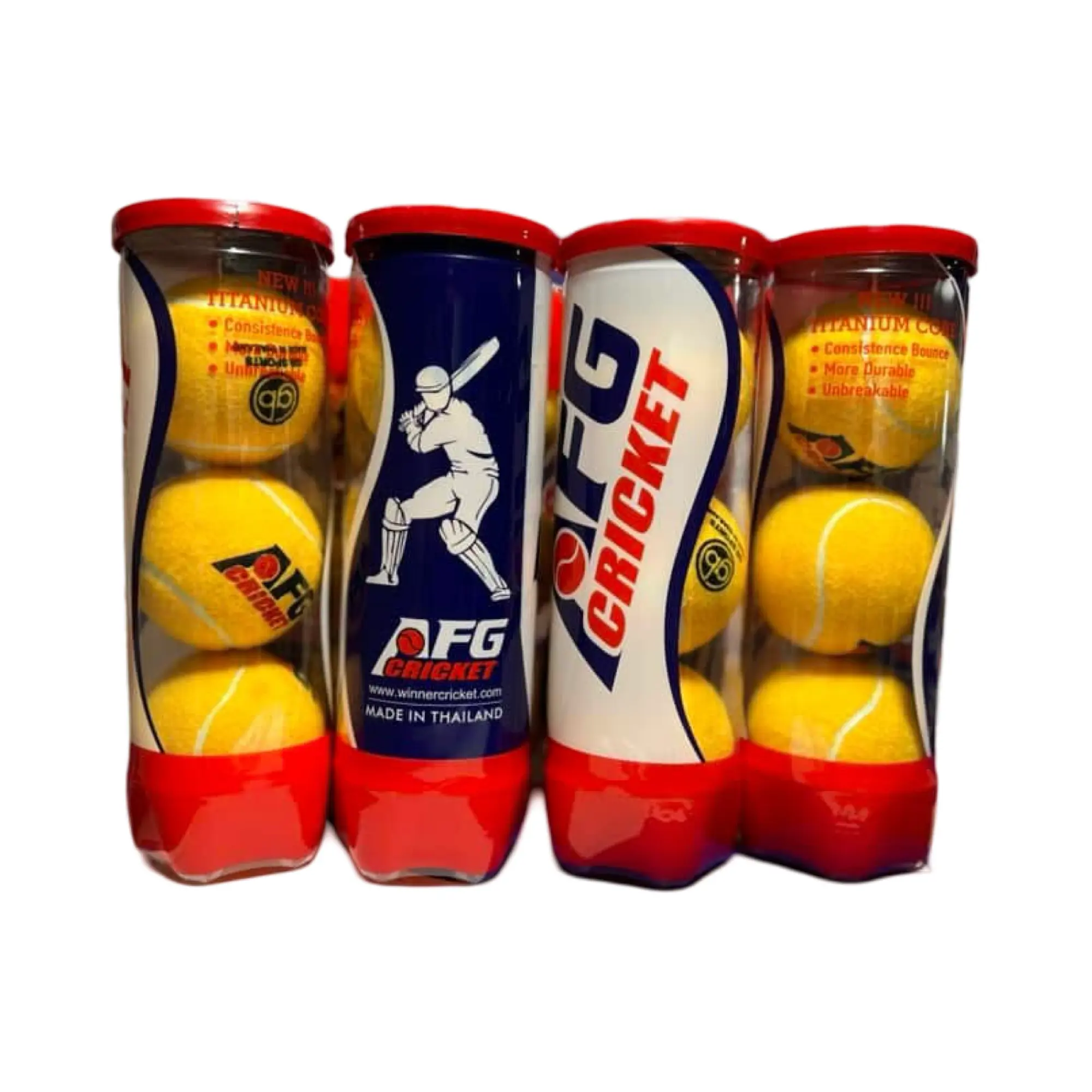 AFG Tennis Cricket Ball – Pack of 3