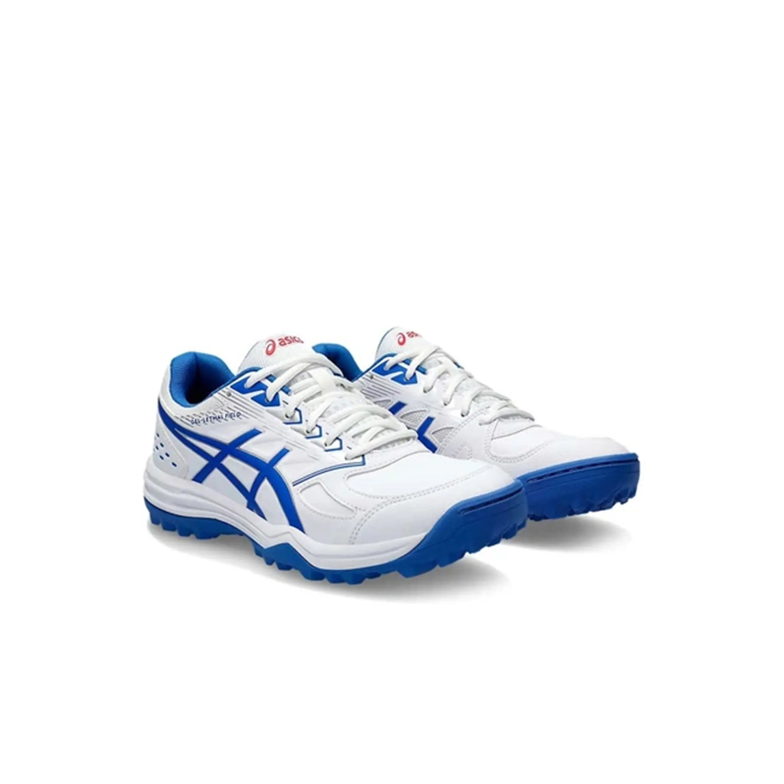 Asics Men's Gel-Lethal Field Cricket Shoes White/ Tuna Blue