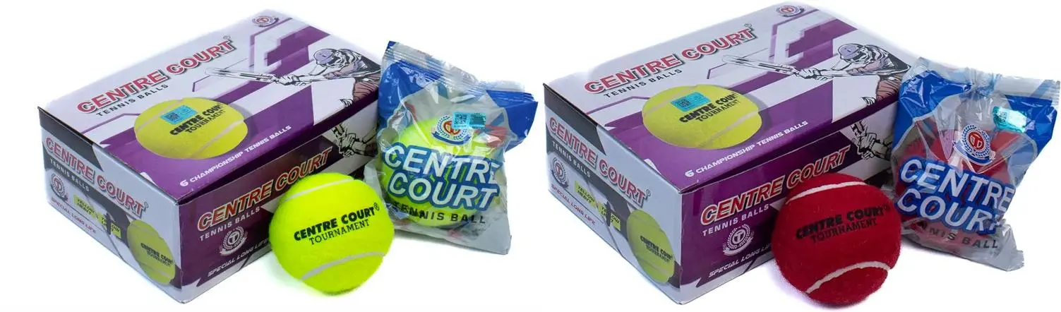 Centre Court Cricket Hard Tennis Ball (Red)