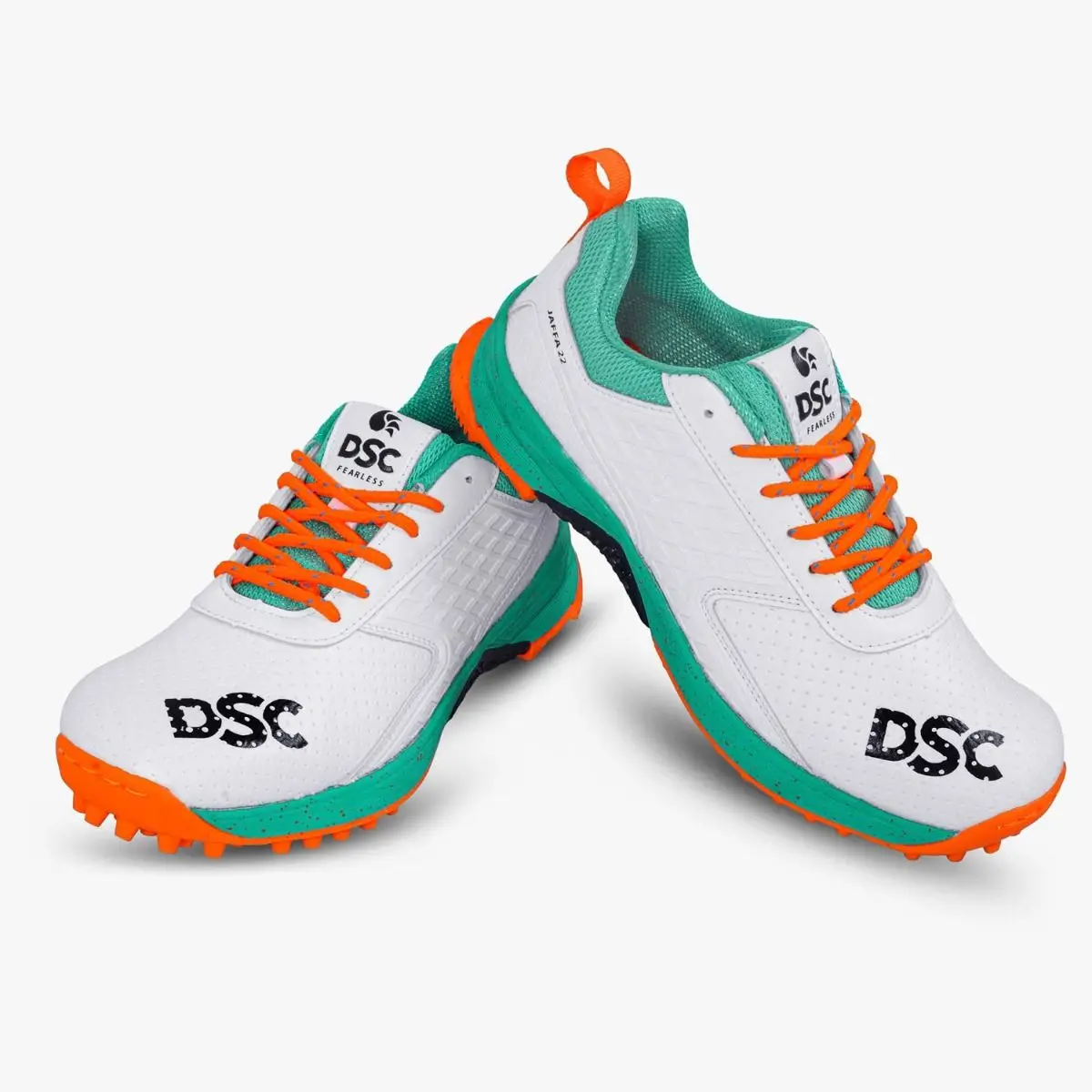 DSC Jaffa 22 Cricket Shoes White/Sea Green