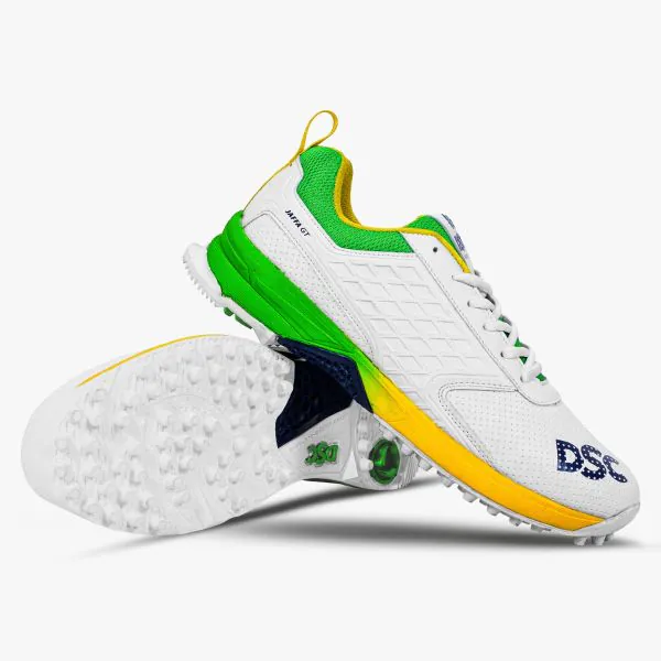 DSC Jaffa GT Cricket Shoes Yellow/Green (UK6/US7)