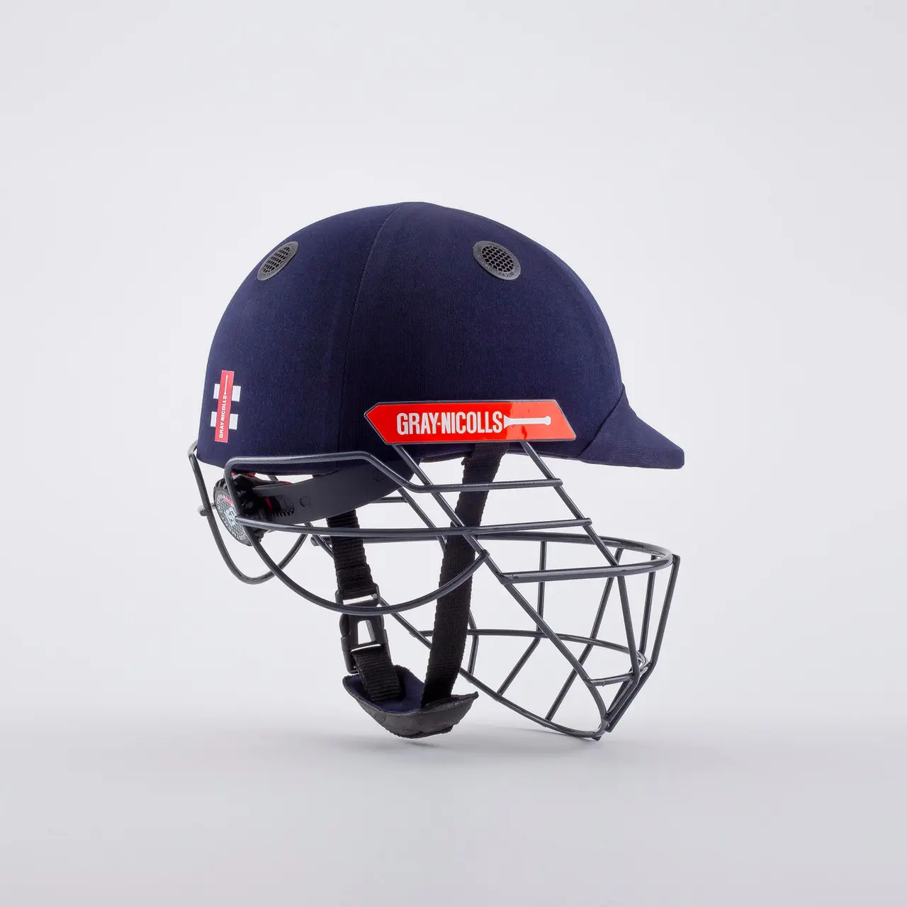 Gray Nicolls Atomic 360 Cricket Helmet (Navy Blue, Medium)