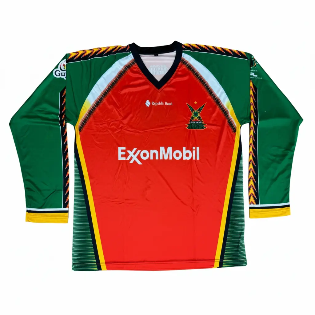Guyana Amazon Warriors - CPL Replica Jerseys 2025 - Full Sleeve