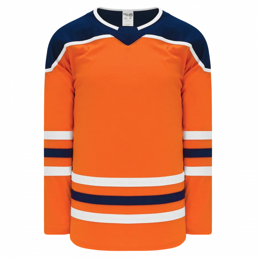 Hockey Jerseys Select - Athletic H550B-EDM369B (Adult Small, No Printing)